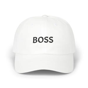 Stylish Dad Cap - Perfect Gift for Father&#39;s Day, Casual Looks, Summer Vibes, Adjustable Baseball Hat, Everyday Wear, BOSS Cap