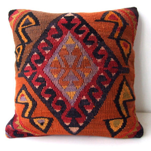 Anatolian turkish  Rug Pillow Cover (kilim)