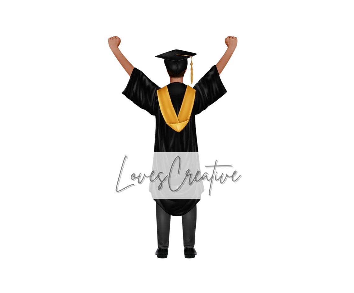 Men Graduation PNG Bundle • Male Graduate Clipart Set - Etsy