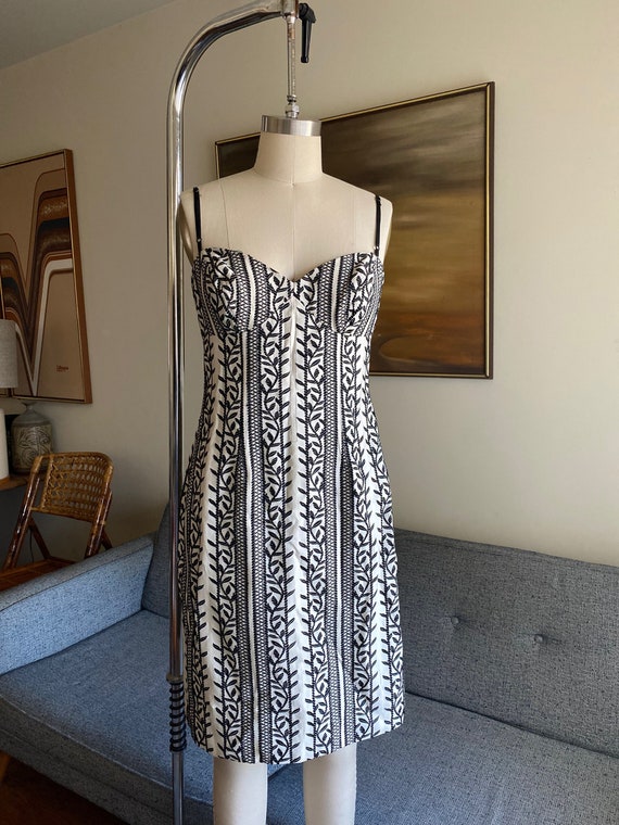 Vintage Bustier Dress, Nicole Miller Dress, Romant