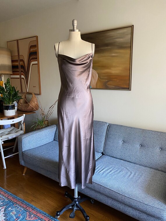 Vintage Silk Slip Dress / Victorias Secret Silk Dr