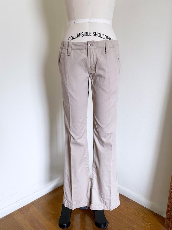 Vintage Y2K Pants, Low Rise Cotton, Von Dutch Orig