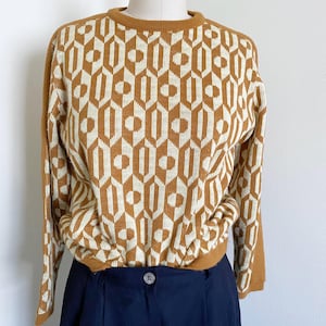 Vintage 60&#39;s Abstract Sweater