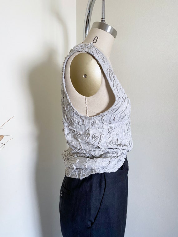 Vintage Comme Des Garcons Shirt,  Knit Tank, Abst… - image 5