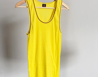 Vintage 80's Yellow Tank Top