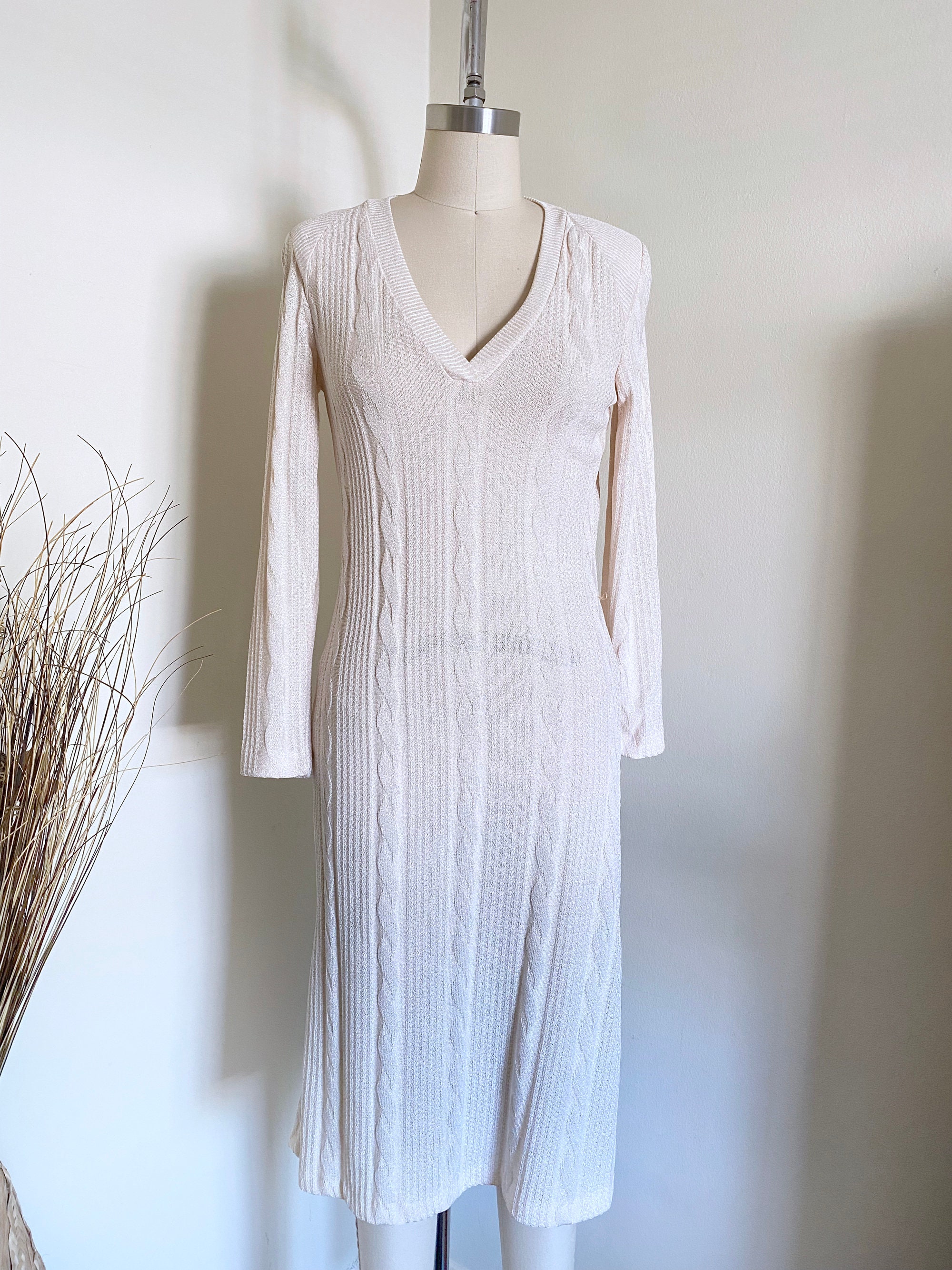 Sheer Knit Dress - Etsy