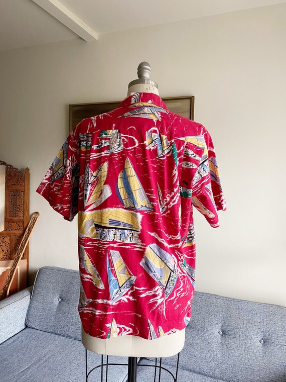 Vintage Cotton Hawaiian Shirt, Reyn Spooner, Vaca… - image 6