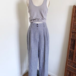 Vintage 80&#39;s High Waisted Trousers, 27&#39; Waist