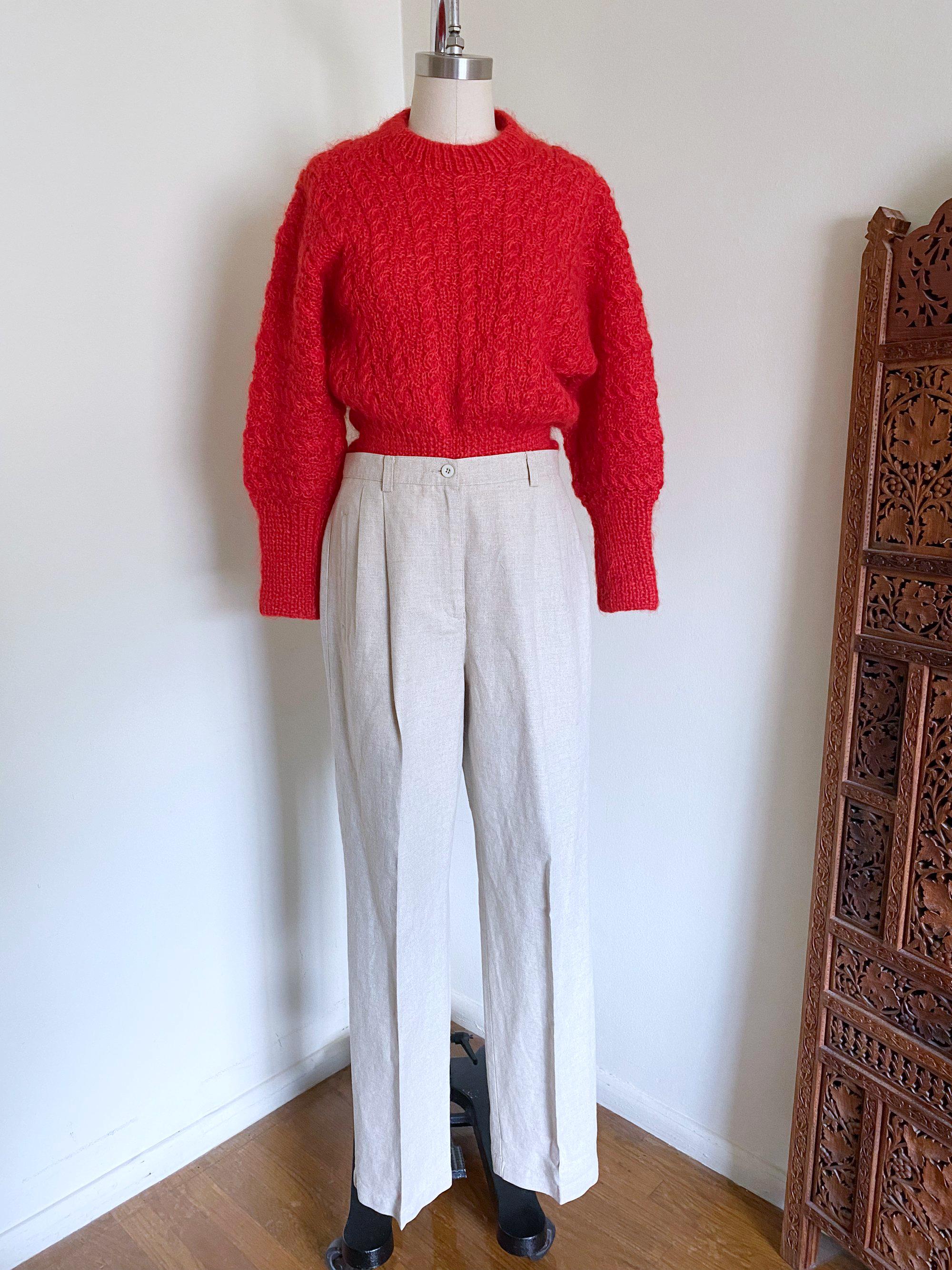 Vintage Red Knitted Sweater