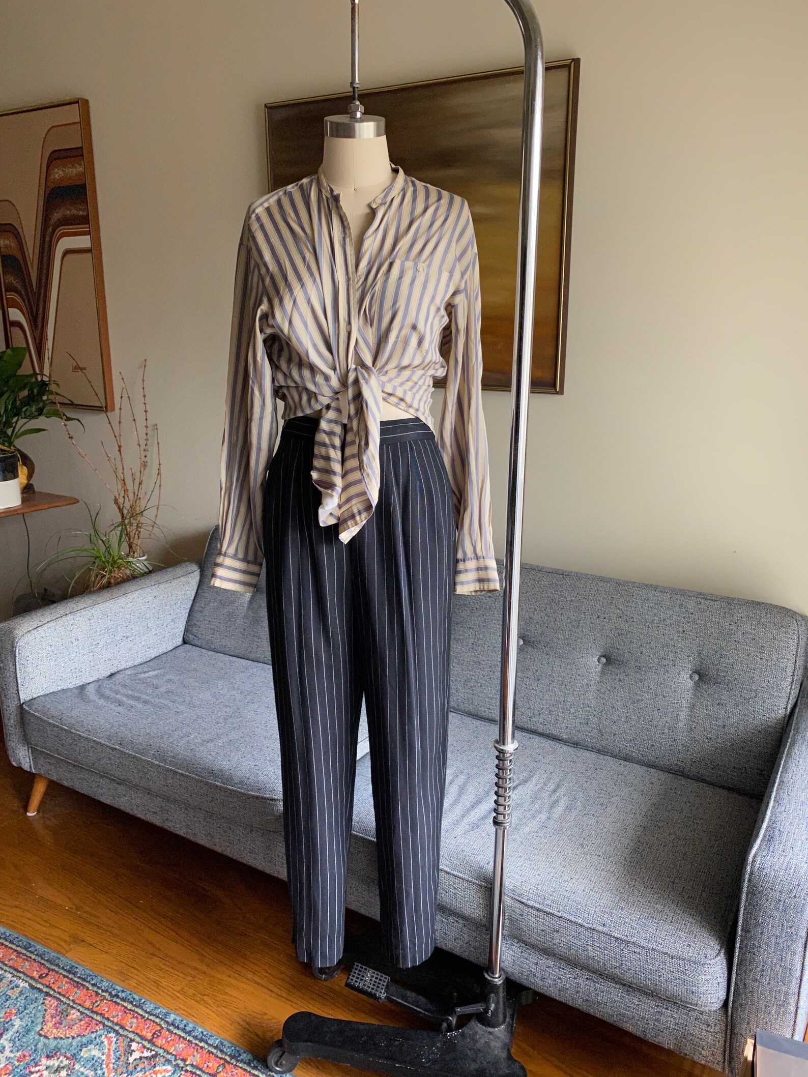 pin striped pants