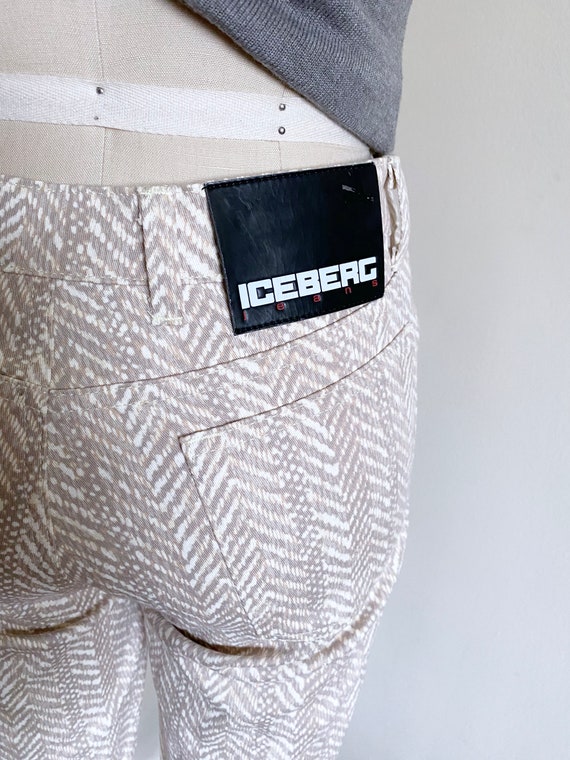 Vintage High Waisted Printed Pants, Iceberg, 90's… - image 6