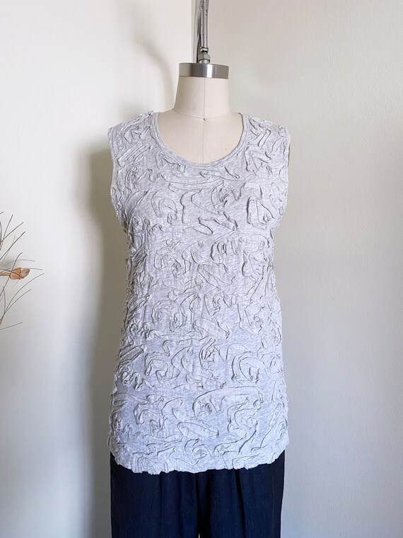 Vintage Comme Des Garcons Shirt,  Knit Tank, Abst… - image 7