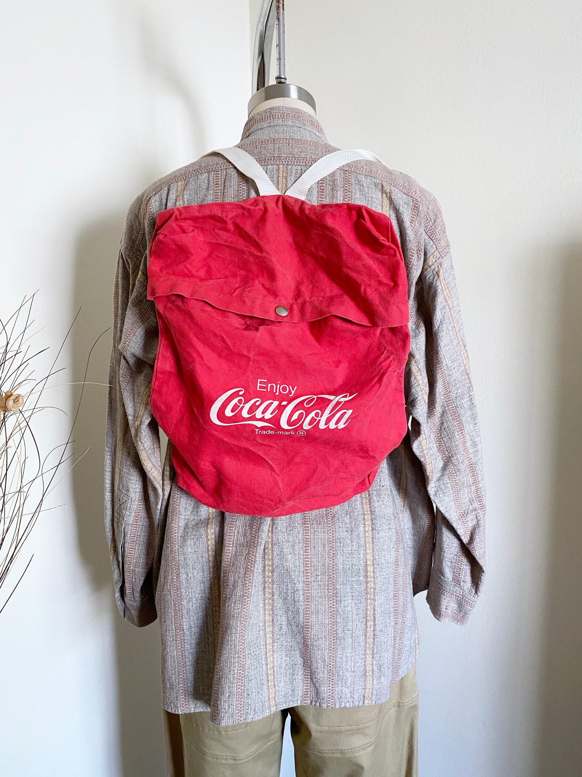 Coca-Cola Adjustable Straps Backpacks for Men