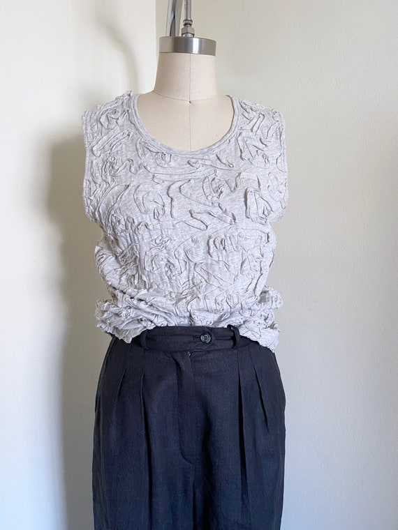 Vintage Comme Des Garcons Shirt,  Knit Tank, Abst… - image 4