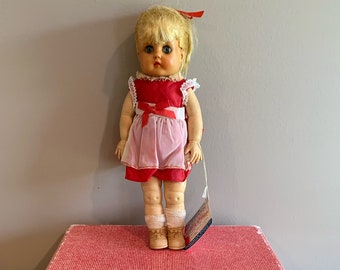 Vintage Horsman Flexible Doll 1960 With Original Tag