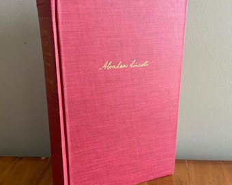 Abraham Lincoln The Prairie Years and The War Years, Carl Sandburg, 1954, One-Volume Edition