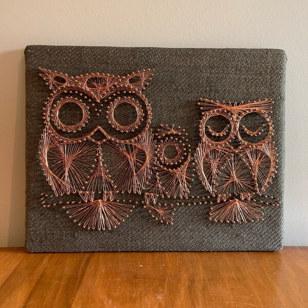 Vintage String Art Etsy