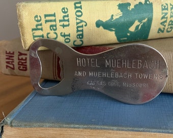 Hotel Muehlebach Bottle Opener Shoe Horn Style Opener Kansas City, Missouri