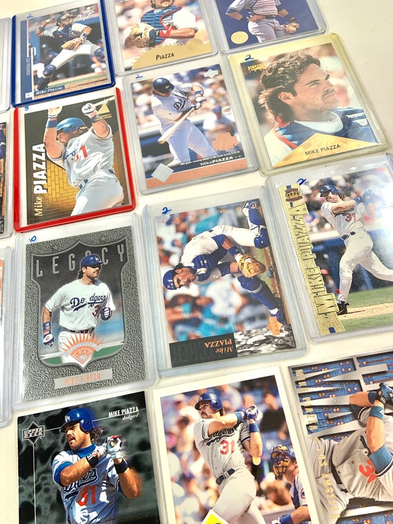 Mike Piazza Baseball Card Lot Los Angeles Dodgers 