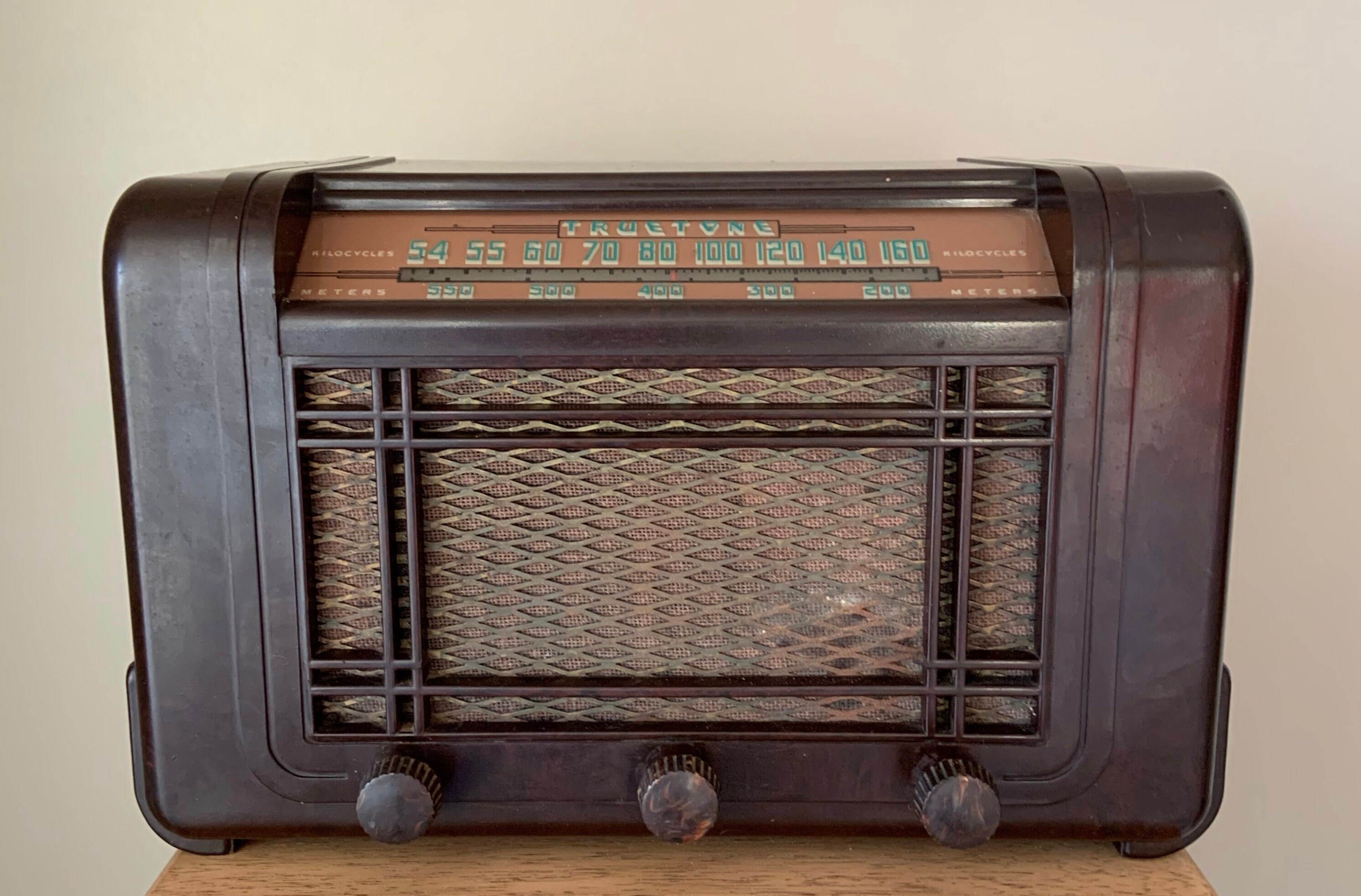 Antique Western Auto Supply D2612 Truetone Radio 1946 Works Etsy