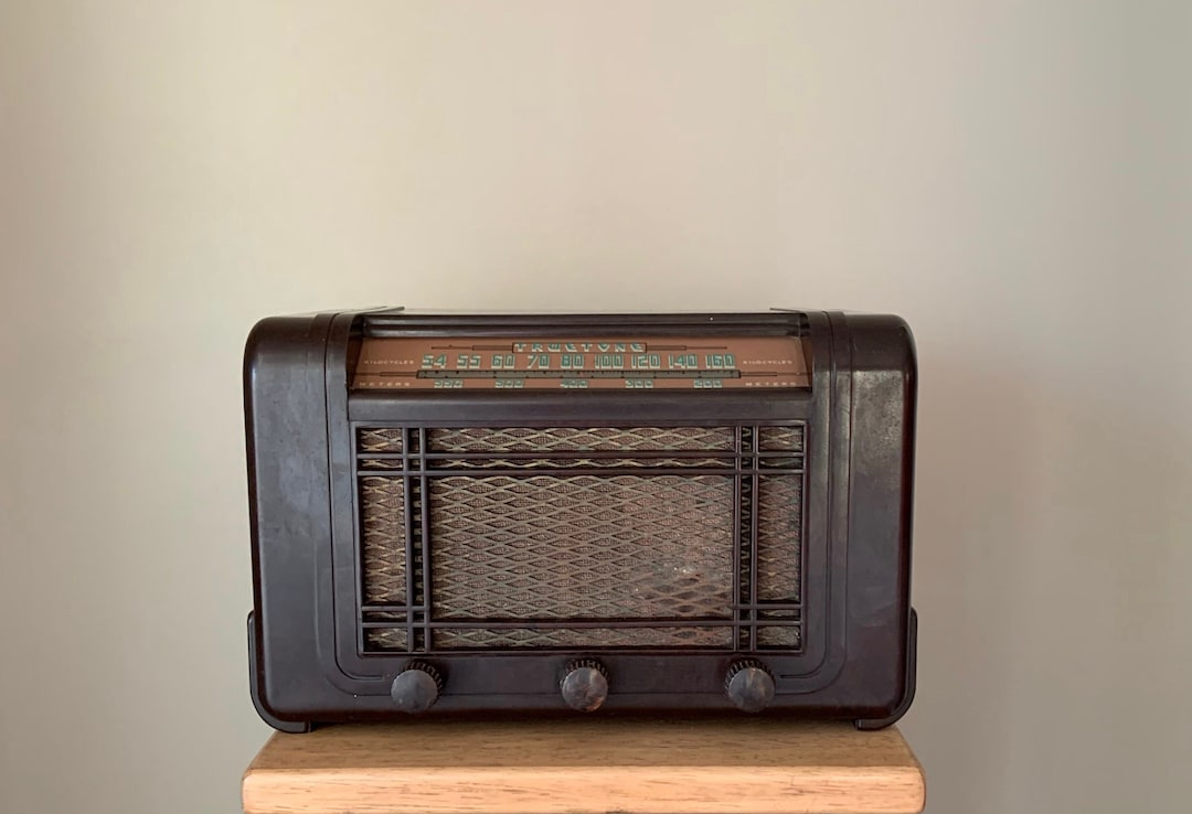 Antique Western Auto Supply D2612 Truetone Radio 1946 Works Etsy