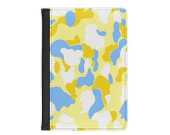 Blue & Yellow Passport Cover