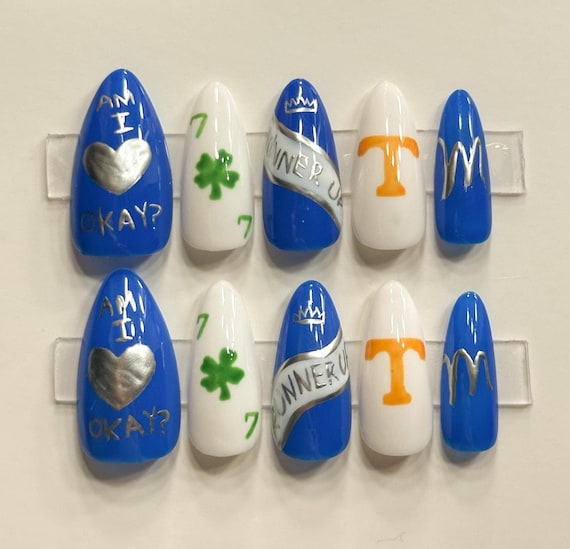 Megan Moroney Inspired Press-on Set | Handmade Gel-x Press-on Nails