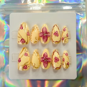 Padme Amidala Press-on Set | Handmade Gel-x Press-on Nails