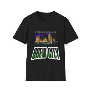 Milwaukee Skyline T-Shirt: Brew City Unisex Softstyle Tee, Wisconsin Pride