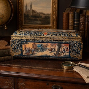 West German Vintage Metal Boxes - Etsy