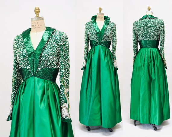 episode silk dress Vintage Silk Floral Print Midi Dress: Episode, UK12 US8 EUR40