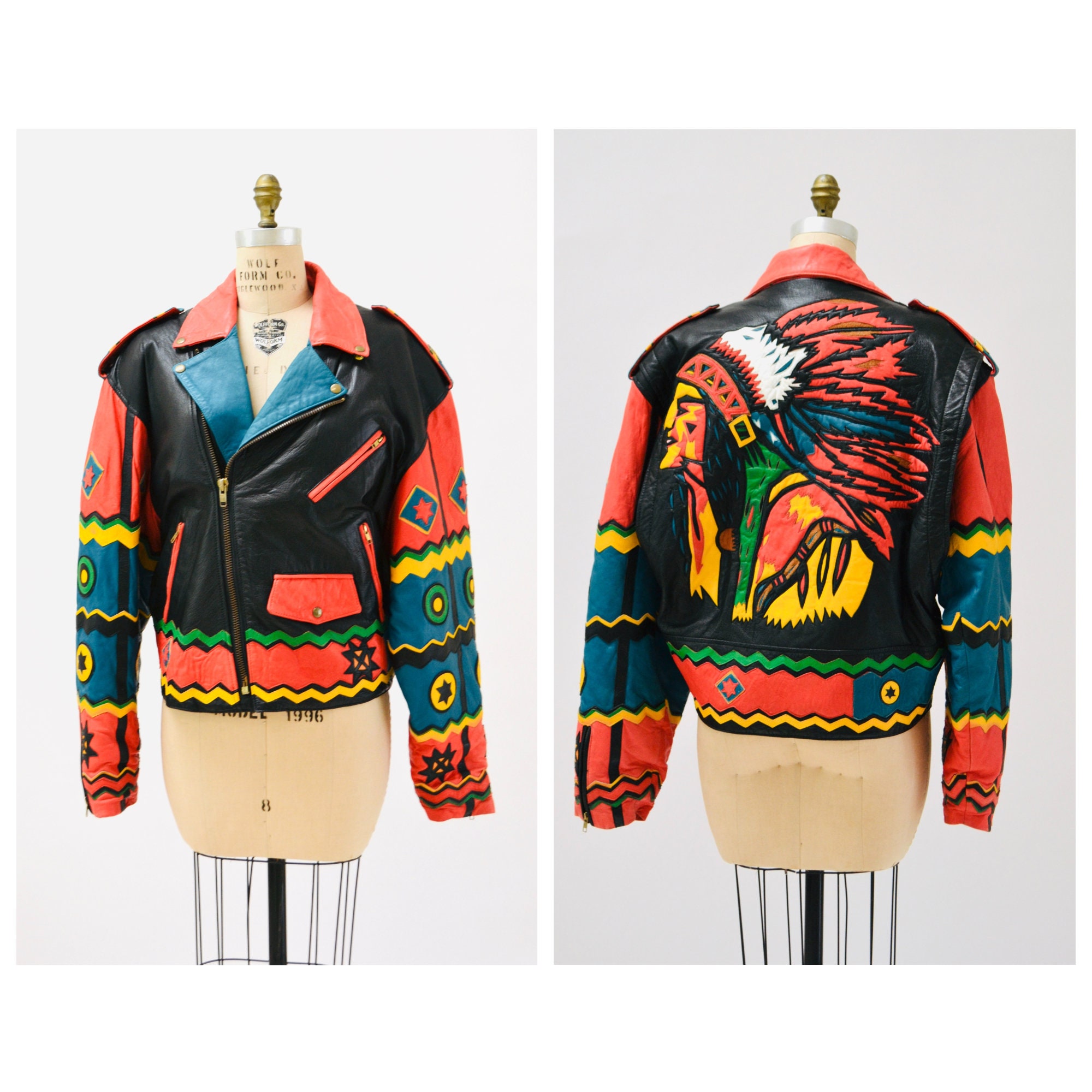 【 Vintage 80s Volcano Custom 】レザージャケット volcano(ヴォルケーノ) レザーコート | 少しマニアックな古着の