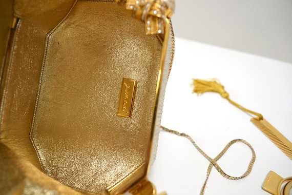 Vintage JUDITH LEIBER Bag With Semi Precious Stones