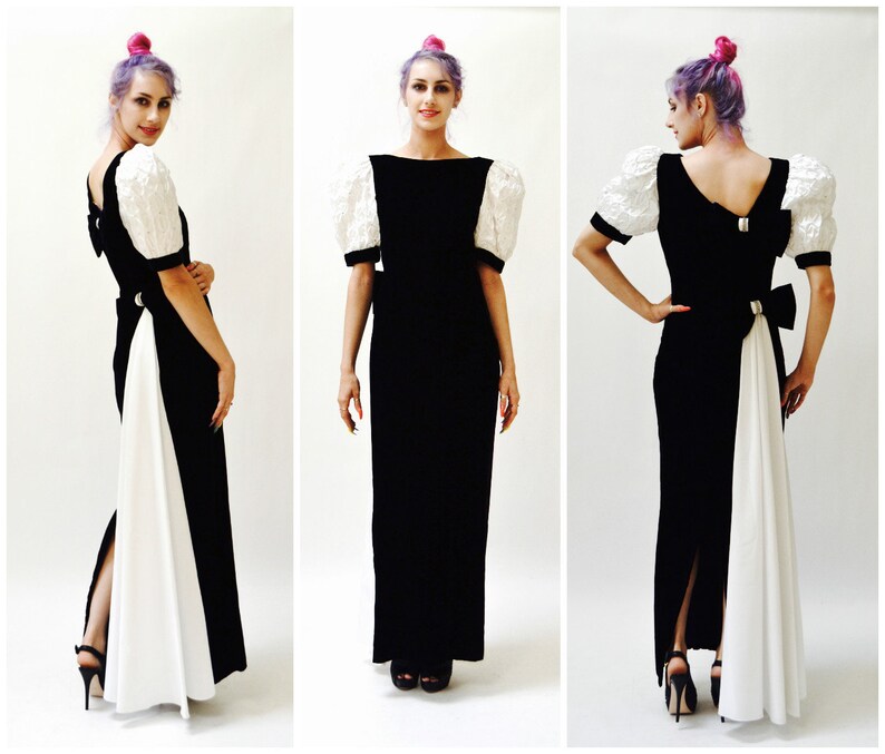 white velvet prom dress