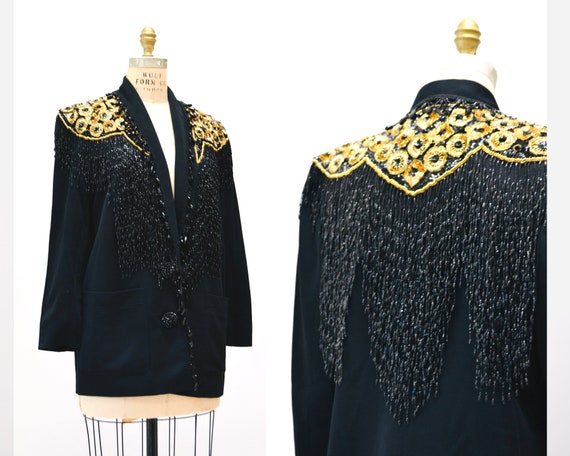 Star Crossed Sequin Fringe Jacket