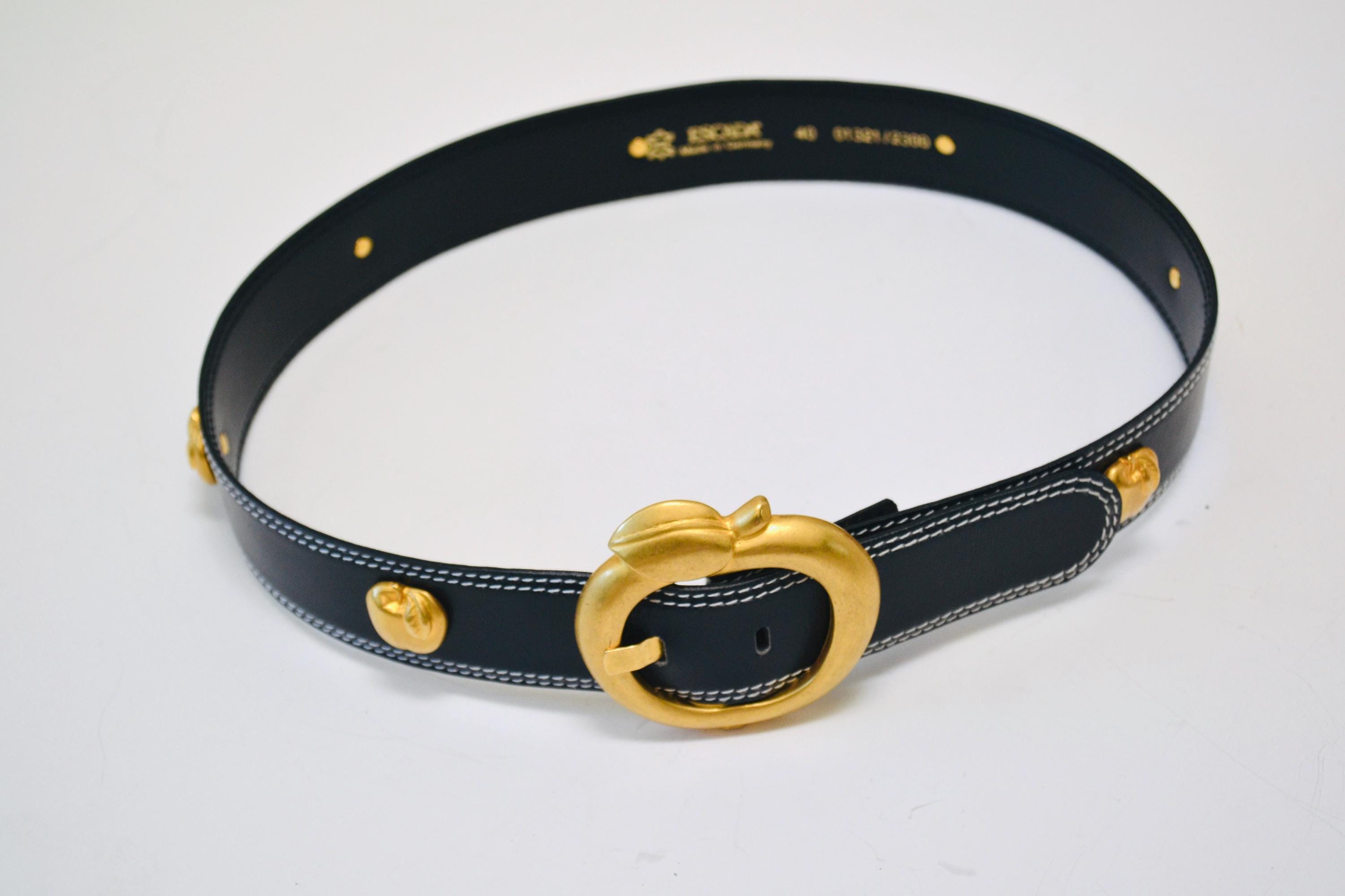 小物 00s y2k archive ESCADA GOLD buckle belt 00s y2k archive ESCADA GOLD buckle belt