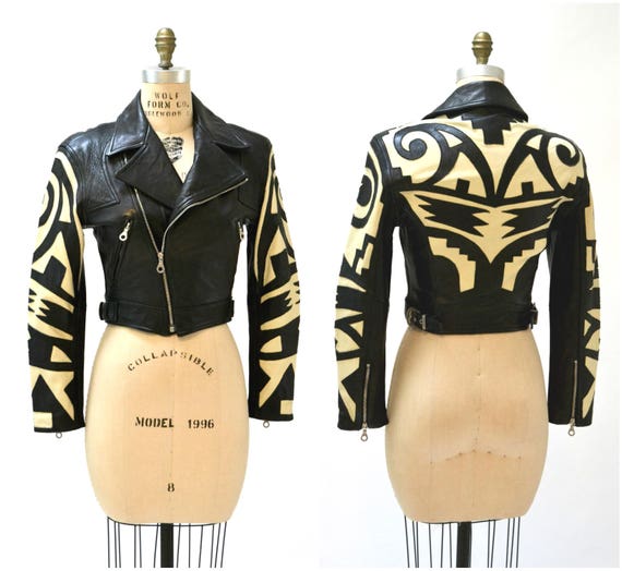 【VINTAGE】 80s〜90s riders leather jacket Retro 90s Leather Jacket, 80s BRIMACO Jacket, Black Biker