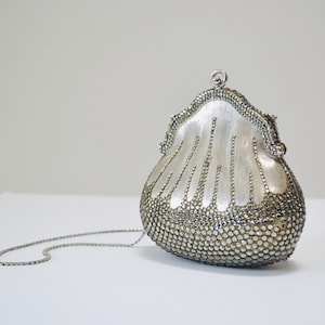 Judith leiber silver clutch sale