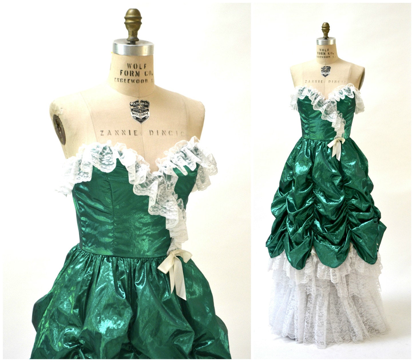 Vintage 80s Prom Dress Ball Gown Xs Small Metallic Green St Pattys Day// Metallic Party Dress Green White Southern Bell Pageant Dress Vintage 80s Prom Dress Ball Gown Xs Small Metallic Green St Pattys Day// Metallic Party Dress Green White Southern Bell Pageant Dress
