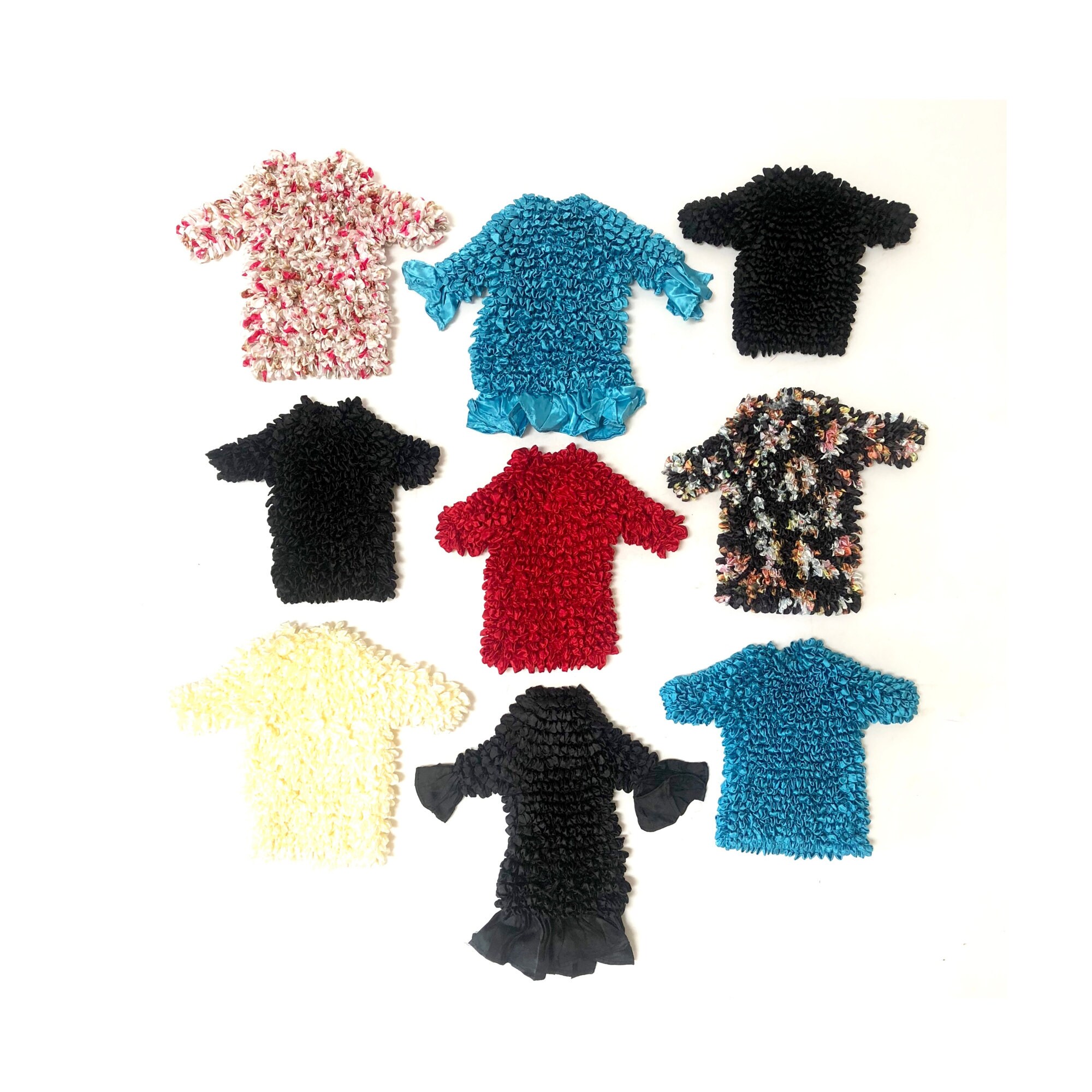 90s 2000s Y2k Vintage Crinkle Top Crop Top Shirt Pop Corn