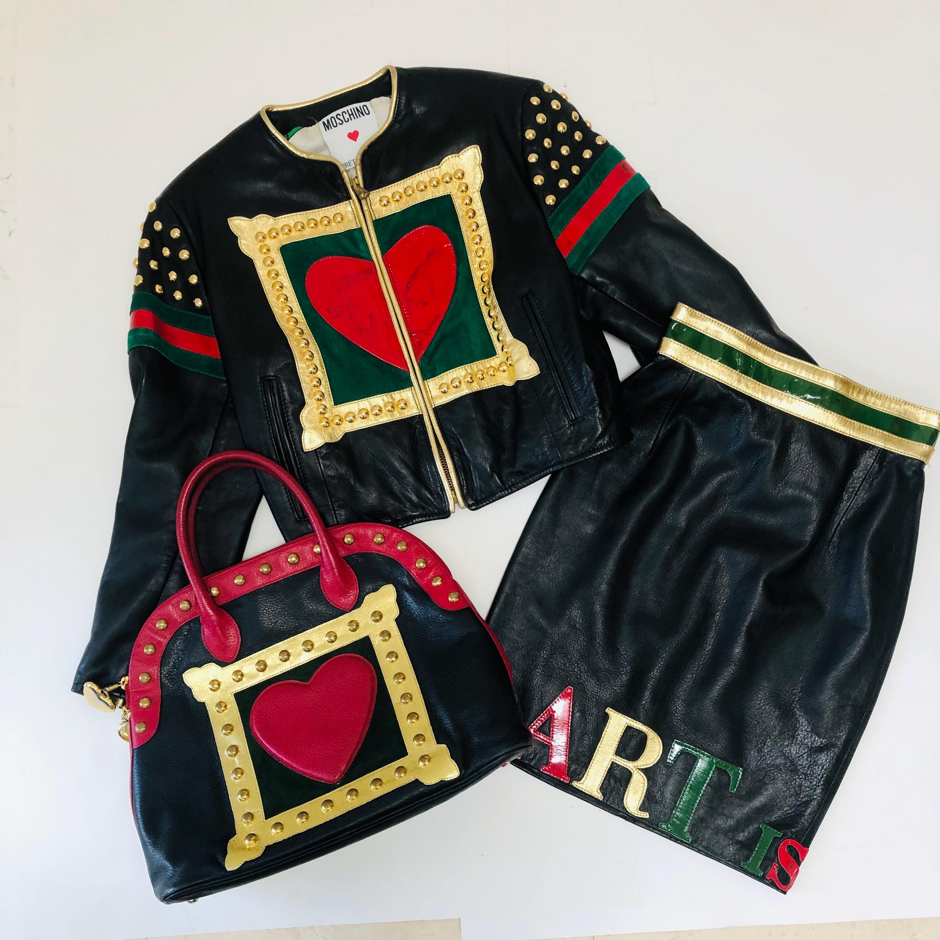 希少】MOSCHINO チェック 推さ セットアップ ヴィンテージ 9号 