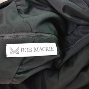 70s Vintage BOB MACKIE Dress Black Sequin Beaded Stars// Vintage Black ...