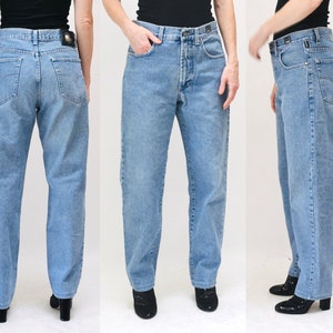 90s Vintage Versace Jeans Couture Jeans Size 36 50 Medium Large 90s Versace Blue Jeans Size 10 12 90s Relaxed Fit Medium Was Jeans Pants image 5