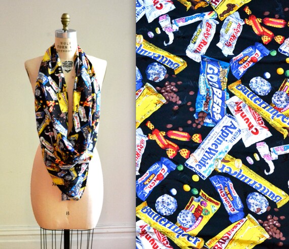 90s Vintage Nicole Miller Silk Large Scarf with J… - image 1