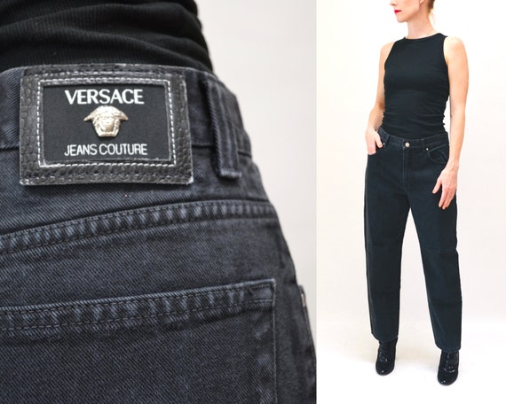 90s Vintage Versace Jeans Couture Jeans Size 36 5… - image 1