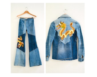 ジャケット・アウター 70's patchwork denim higanTokyo 70's patchwork denim higanTokyo ジャケット・アウター