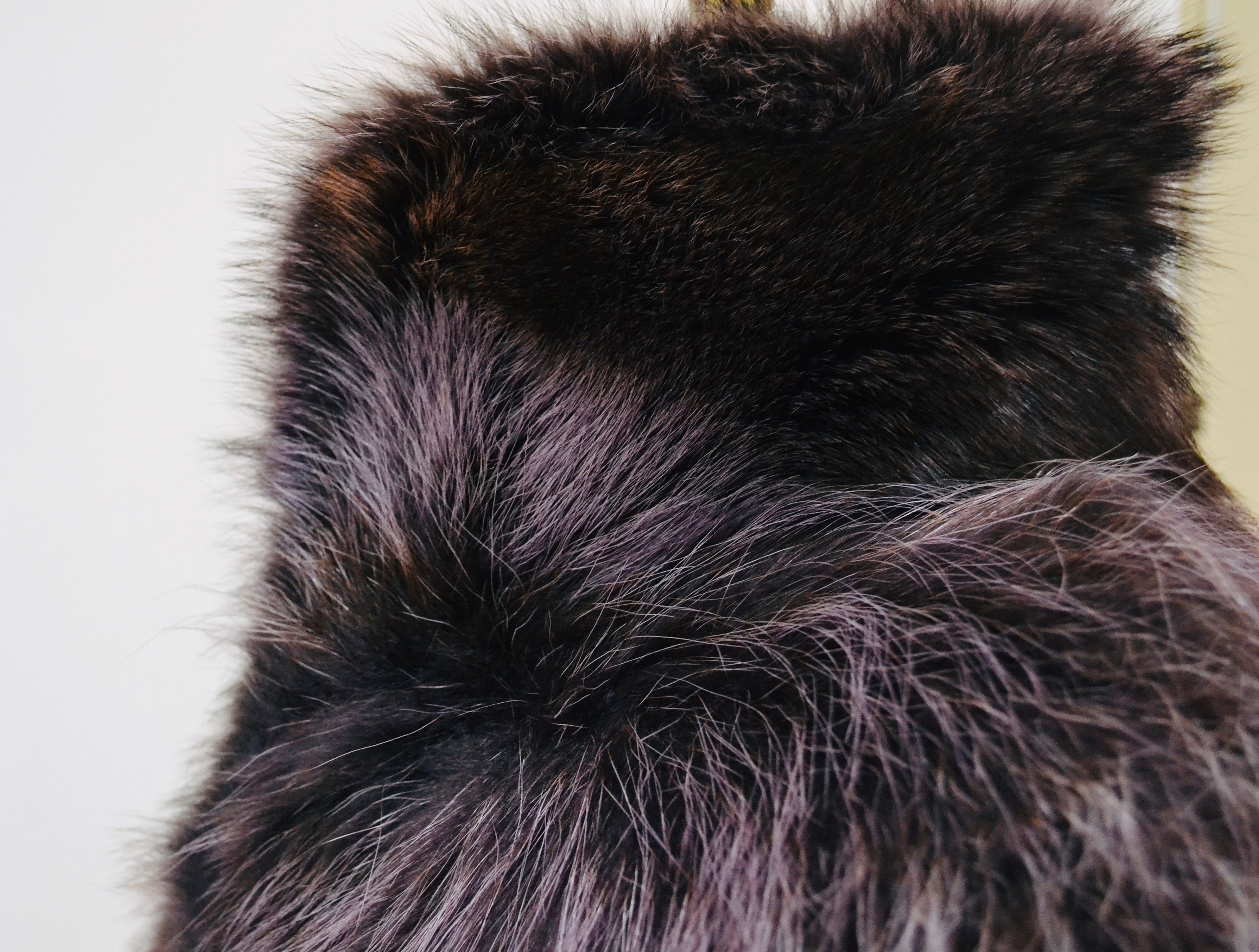 90s Y2k Vintage FENDI Fur Jacket Dark Purple Grey Fur Jacket 90s Y2k Vintage FENDI Fur Jacket Dark Purple Grey Fur Jacket