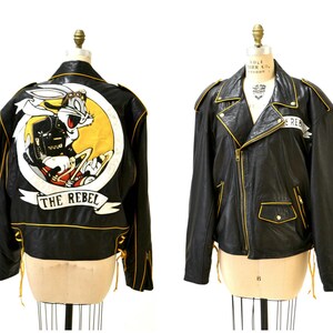 Looney Tune Leather Jacket - Etsy
