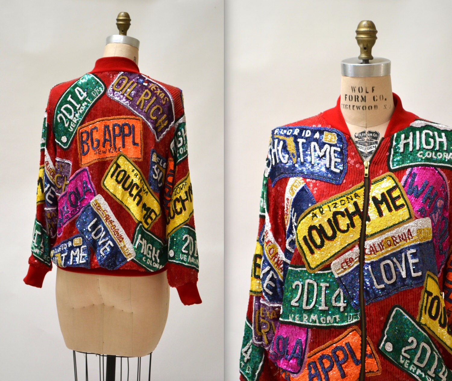 vintage sequin jacket