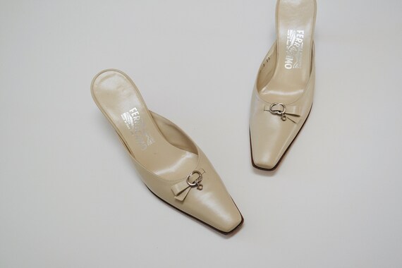 Ferragamo mules cheap sale